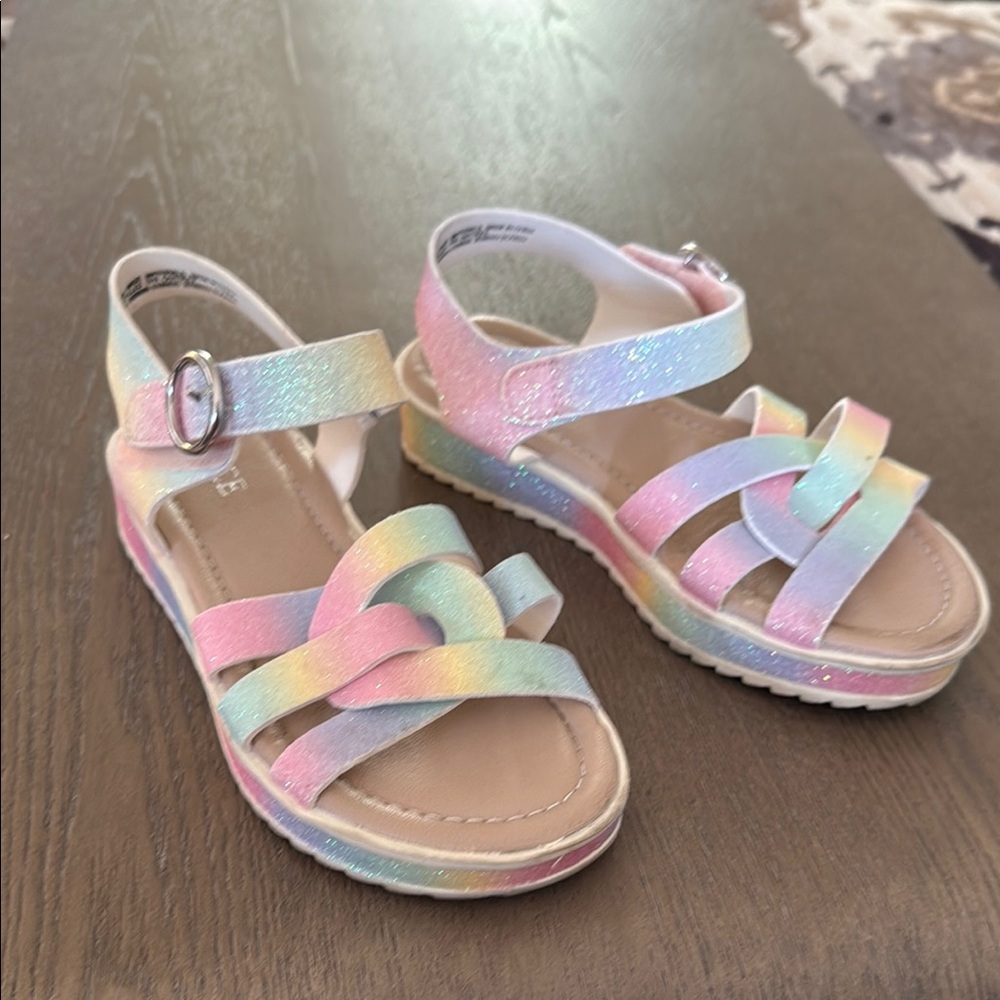 Colorful Toddler girl Sandals size 11